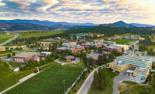 Aerial photo of UBC Okanagan