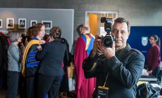 A photo of Paul Joseph with his camera