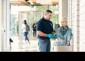 VPFO staff test water quality