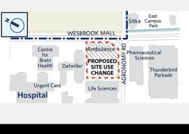 Vancouver Campus Plan amendment map