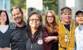 Collage of community members from the Learning Exchange