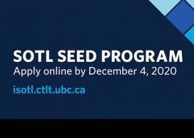 Scholarship of Teaching and Learning Seed Program