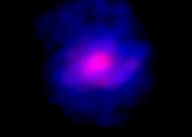 Portrait of young galaxy 