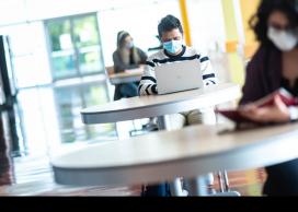 Students at I.K. Barber