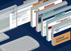 Graphic visualization of searching for COVID data