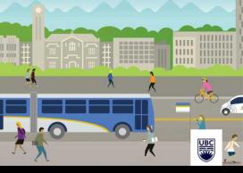 Vancouver campus transportation graphic