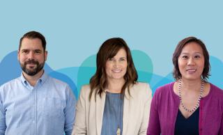 Drs. Adam Ford, Lesley Lutes and Wendy Wong